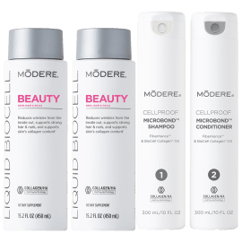 タイムセール 探し方 Hair MicroBond™ CellProof Modere System BioCell Liquid + シャンプー